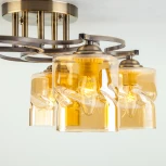 Потолочная люстра Eurosvet Brice 30158/5 античная бронза