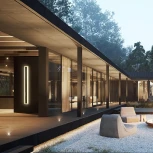 Светильник уличный светодиодный Feron Миконос 48016 DH2001, 15W, 750Lm, 3000K, черный (220V, IP54)