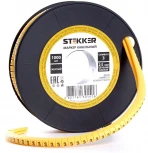 Кабель-маркер "3" для провода сеч. 4мм2 1000 шт. Stekker 39100