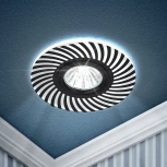 Встраиваемый точечный светильник ЭРА DK LD32 BK /1 (12V, круглые)