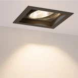 Светильник встраиваемый LED CL-KARDAN-S152x152-25W Warm3000 (BK-BK, 30 deg) (Arlight, IP20 Металл, 3 года) 037030