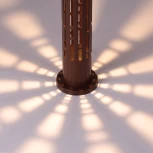 Наземный уличный светильник Novotech Netz 359540 коричневый LED 9W 3000К 220V (круглые, IP65)