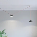 Трековый светильник 48V Denkirs Belty Flow DK5560-BK (LED, круглые)