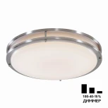 Настенно-потолочный светильник Citilux Бостон CL709501N (LED, 220V, диммер, круглые, IP44)
