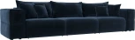 Диван прямой Лига-058 НПБ Лонг Лига Диванов (Велюр) арт.129395