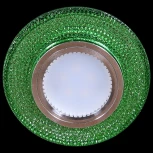 Встраиваемый точечный светильник Reluce 14350-9.0-001LD MR16+LED3W LGN (220V, круглые)