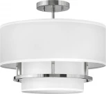 Потолочная люстра на штанге Hinkley Graham HK-GRAHAM-M-PN (220V, круглые)