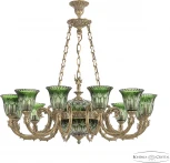Подвесная люстра Bohemia Florence 71009P/12/250 FP P2 U Clear-Green/H-1I FA5M