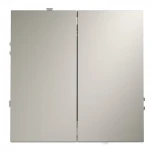 Переключатель встраиваемый двухклавишный Voltum S70 VLS020503