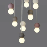 Подвесная люстра Mantra Galaxia 7620 (220V, подвески, на проводе, шарики)