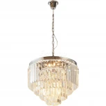 Подвесная люстра Divinare Nova 3001/02 LM-9 (220V, хрусталь, на цепи)