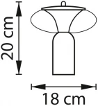 Настольная лампа LED Lightstar Palermo 612917 (220V, выключатель)