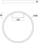 Потолочный светильник Maytoni Rim MOD058CL-L25B4K