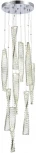 Подвесной светильник каскадный ST Luce Elica SL6205.103.09 Хром/Прозрачный LED 1*99W 3000K (220V, на тросе)
