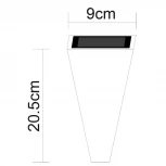 Архитектурная подсветка Arte Lamp Cometa A1524AL-1GY