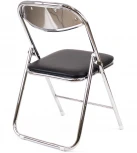 Стул Everprof Joker Chrome Экокожа Черный