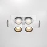 Встраиваемый светильник Hidden 3000K 2x10W 36° LED Maytoni Technical DL045-02-10W3K-W (220V)