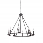 Подвесная люстра Vitaluce V3756-1/8 (220V, на цепи, свеча)