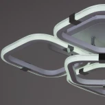 Потолочная люстра светодиодная на штанге Reluce 06321-3.3-05 WH+CR (RGB) (220V, пульт управления)