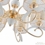 Подвесная люстра Arte Milano Florentia-9787 309787/6 Wh/Gd (220V, на цепи)