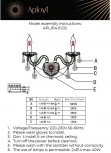 Бра Aployt Marunia APL.814.01.02 (220V, подвески, свеча)