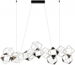 Подвесная люстра Odeon Light Trellis 5087/64L черный хром/металл LED 64W 4000K 3800Лм (220V, на тросе)