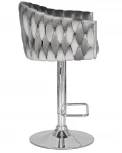 Стул барный DOBRIN MARCEL (серый велюр (MJ9-75))