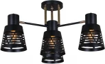 Потолочная люстра на штанге Reluce 06074-3.3-04 BK+FG (220V)