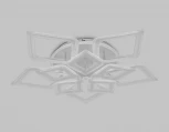 Потолочный светодиодный светильник с пультом Ambrella Acrylica Original FA8914 (регулировка яркости, 220V, умный дом - Smart Life)