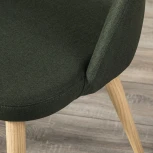 Стул R-Home Lars тёмно-зеленый/нат.дуб