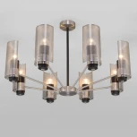 Потолочная люстра на штанге Eurosvet Grino 70139/8 никель (220V)