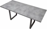 Стол ЛОФТ 160 Бетон Портленд/ Черный М-City