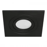 Встраиваемый светильник под лампу MR11 с цоколем GU10 черный Wolta Alto Mini WDL-MR11/01BL-S