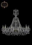 Подвесная люстра Art Classic 11.11 11.11.12.360.XL-90.Gd.Sp (220V, хрусталь, на цепи, подсвечник, свеча)