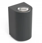Архитектурная подсветка Feron Корфу 48480 DH053, 2*5W, 800Lm, 4000K, серый Бостон (LED, 220V, IP54)