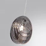 Подвесной светильник Odeon Light Mussels 5038/1 черный/дымчатый/металл/стекло G9 1*40W (220V, на проводе)