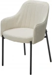 Стул M-City WILSON Daly-02 светло-бежевый, ткань / черный каркас