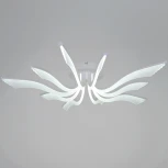 Потолочная люстра светодиодная с пультом и ночным режимом Reluce 35390-0.3-5+5 white (Умный дом) (220V)