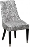 Обеденный стул Garda Decor ELEGANTE-3K-ПРИНТБЕЖ-Ana BEG (Черный/Серый)