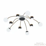 Потолочная люстра на штанге Arte Milano 272040/10 BK/GD (LED, 220V, шарики)
