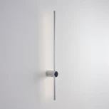 Настенный светильник светодиодный с диммером и сенсорным выключателем Lumion Bram 8310/14WL серебро, металл/силикон LED 14W 3000/4000/7000K 220V (регулировка яркости)