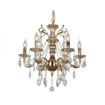 Подвесная люстра Omnilux Aosta OML-78903-06 (220V, на цепи, подсвечник, свеча)