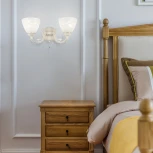 Бра с выключателем Arte Milano AM343659 343659/2W WT+SL (220V)