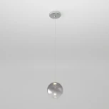 Подвесной светильник светодиодный Eurosvet WONDER со стеклянным плафоном 50232/1 LED дымчатый (220V, на проводе, шар)