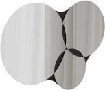 Зеркало настенное GORA MIRROR LEVE (Металл/Черный) арт.LEV01141