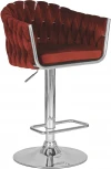 Стул барный DOBRIN MARCEL (винный велюр (MJ9-35))