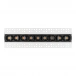 Светильник линейный встраиваемый LED MS-ORIENT-BUILT-TRIMLESS-TC-S38x277-20W Warm3000 (WH-BK, 30 deg, 230V) (Arlight, IP20 Металл) 031926