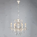 Подвесная люстра Omnilux Martina OML-79003-06 (220V, на цепи, подсвечник, свеча)