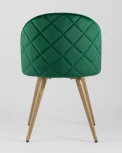 Стул Stool Group Лион велюр с ромбами зеленый УТ000003338