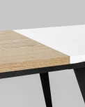 Стол обеденный Stool Group Йорк раскладной 120-160*80 белый УТ000017316